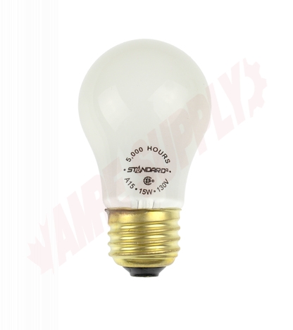 Photo 1 of 15A15F : 15W A15 Incandescent Lamp, Frosted