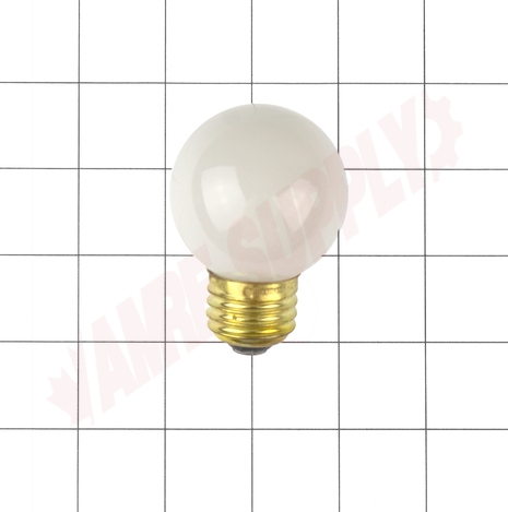 Photo 4 of 25G16.5/MED/WH : 25W G16.5 Incandescent Globe Lamp, White