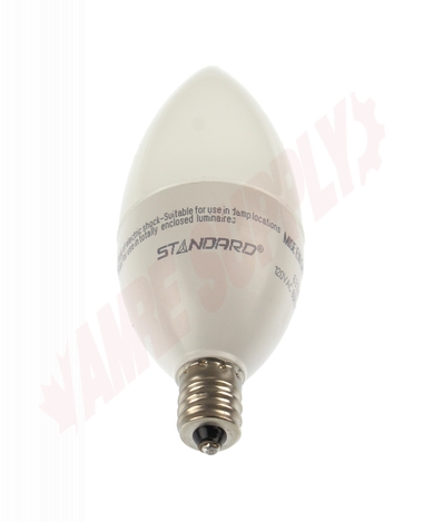 Photo 3 of 63740S : 5W C12 LED Lamp, Frosted, 2700K