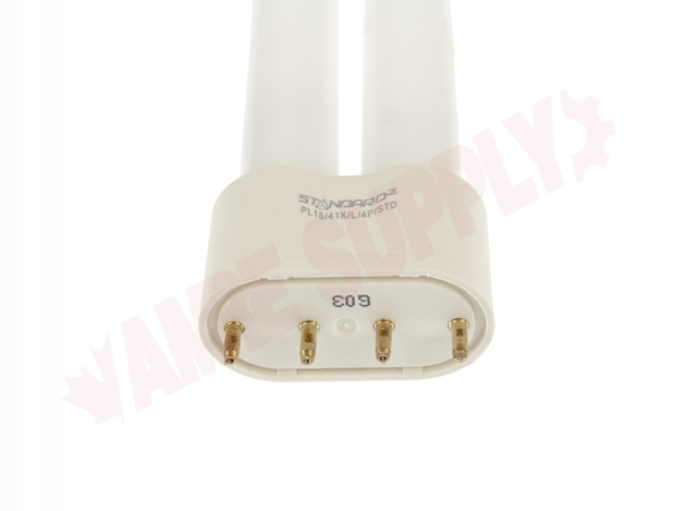 Photo 3 of FT18DL/841 : 18W Long TT Compact Fluorescent Lamp, Electronic, 4100K