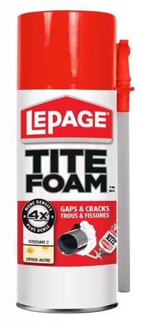 Photo 1 of 2092222 : LePage Tite Foam Gaps & Cracks Sealant, 340g