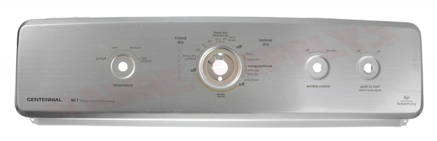 Photo 2 of W11229688 : Whirlpool Dryer Control Panel