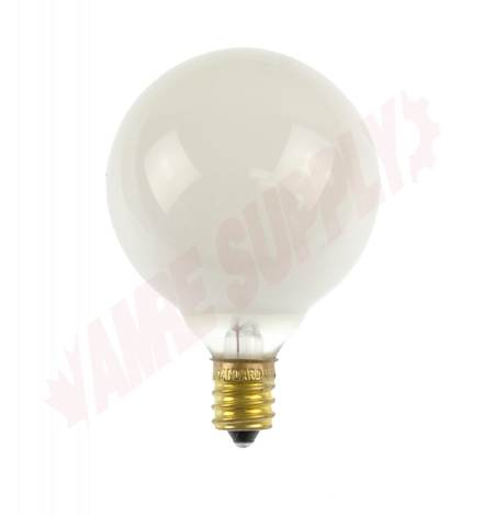 Photo 2 of 40G16.5/MED/WH : 40W G16.5 Incandescent Globe Lamp, White