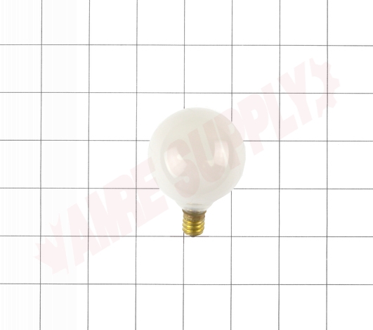 Photo 4 of 40G16.5/MED/WH : 40W G16.5 Incandescent Globe Lamp, White