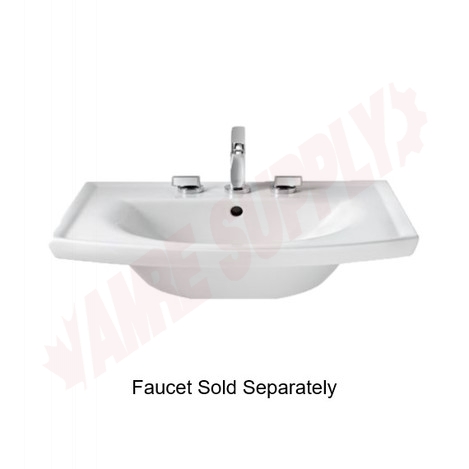 Photo 1 of 0404004.020 : American Standard Tropic Grande Pedestal Sink Top, 4 Centres, White