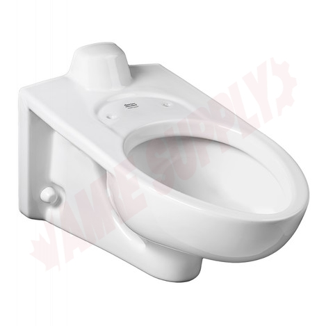 Photo 1 of 3353101.020 : American Standard Afwall FloWise Elongated Wall-Mount Flushometer Bowl, Back Spud, White, No Seat