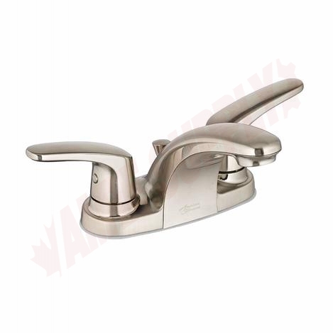 Photo 1 of 7075200.295 : American Standard Colony PRO Two Handle Centerset Bathroom Faucet, Brushed Nickel, Metal Drain