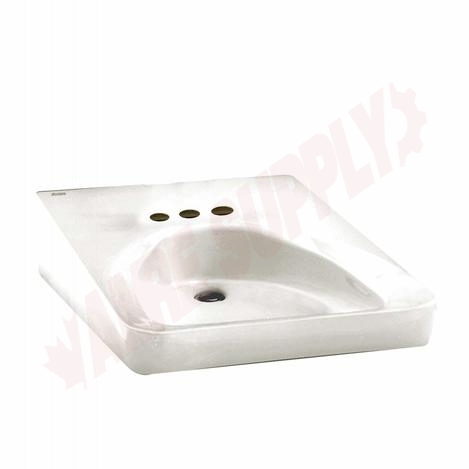 Photo 1 of 9141011.020 : American Standard Wheelchair Wall-Mount Bathroom Sink, 4 Centers, White