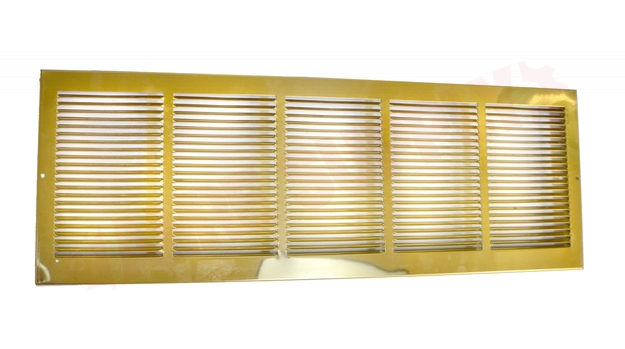 Photo 1 of RG0100 : Imperial Return Air Baseboard Grille, 30 x 8, Brass