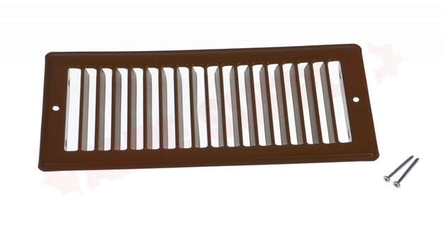 Photo 1 of RG1278-A : Imperial Louvered Toe Space Grille, 4 x 10, Brown