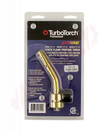 Photo 1 of 0386-0860 : TurboTorch TP-10 Propane/MAP-Pro Pencil Flame Torch