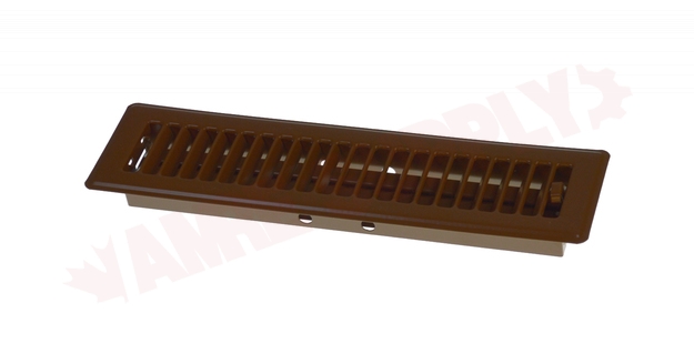 Photo 1 of RG0168 : Imperial Louvered Floor Register, 2-1/4 x 12, Brown