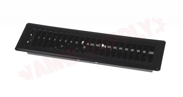 Photo 1 of RG0164 : Imperial Louvered Floor Register, 2-1/4 x 12, Black