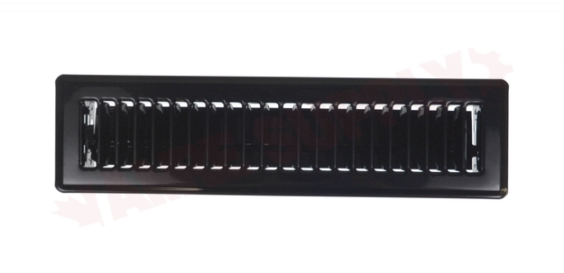 Photo 2 of RG0164 : Imperial Louvered Floor Register, 2-1/4 x 12, Black