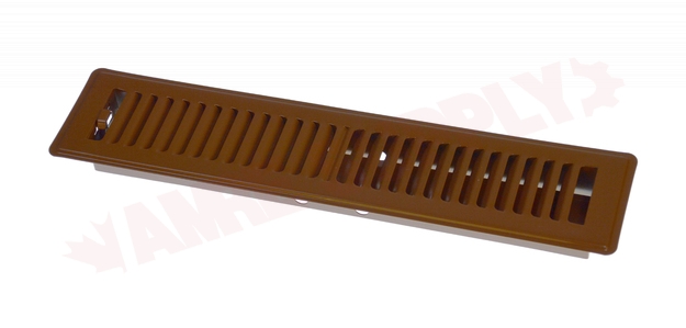 Photo 1 of RG0189 : Imperial Louvered Floor Register, 2-1/4 x 14, Brown