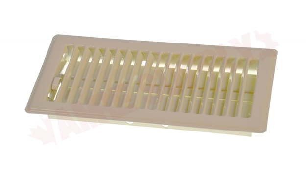 Photo 1 of RG0244 : Imperial Louvered Floor Register, 4 x 10, Metal, Almond