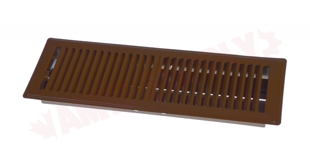 Photo 1 of RG0276 : Imperial Louvered Floor Register, 4 x 14, Brown