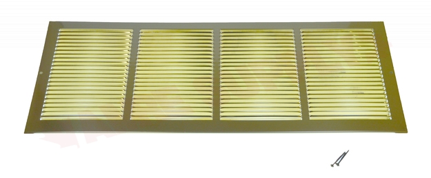 Photo 1 of RG0518 : Imperial Sidewall Grille, 24 x 8, Polished Brass