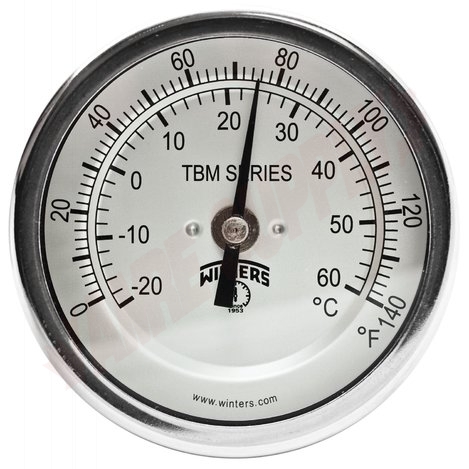 Photo 1 of TBM30025B3 : Winters TBM Bi-Metal Thermometer, 3, 0-140°F