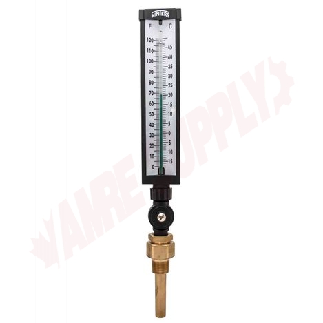 Photo 1 of TIM102-6A : Winters TIM Industrial 9IT Thermometer, 6, Aluminum, 0-120°F