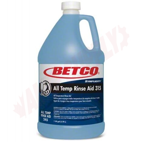 Photo 1 of 2457400 : Betco Symplicity All Temp Rinse Aid, 3.8L