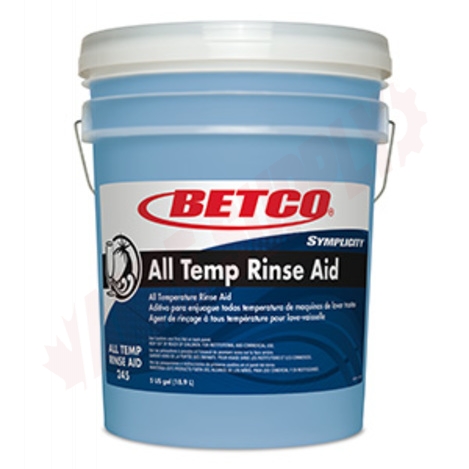 Photo 1 of 2457800 : Betco Symplicity All Temp Rinse Aid, 5 Gallon