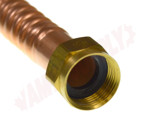 Photo 3 of WB034-12N : BrassCraft Water Heater Connector, Copper, 3/4 x 12