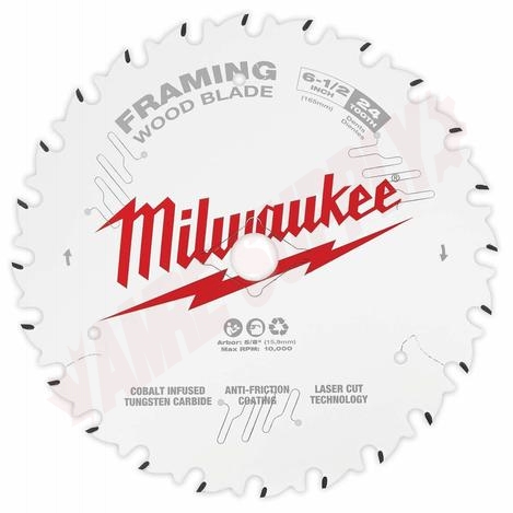 Photo 1 of 48-40-0620 : Milwaukee Circular Saw Framing Blade, 6-1/2