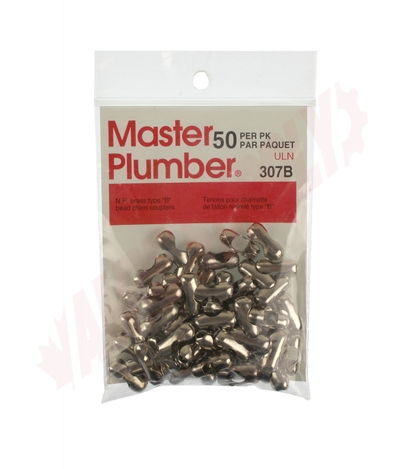 Photo 7 of ULN307B : Master Plumber Brass Bead Chain Couplers, 50/Pack