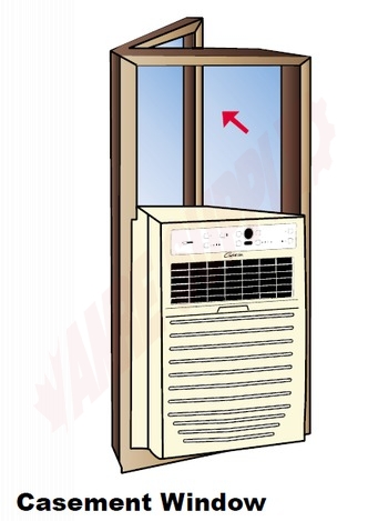 Photo 2 of CD-121 : Comfort-Aire 12,000BTU Casement & Sliding Window Air Conditioner With Remote115V R-410a