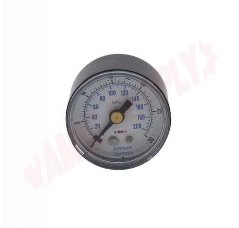 Photo 1 of G-2010-5 : Johnson Control G-2010-5 Air Pressure Gauge, 30 PSI, for Pneumatic Control Systems