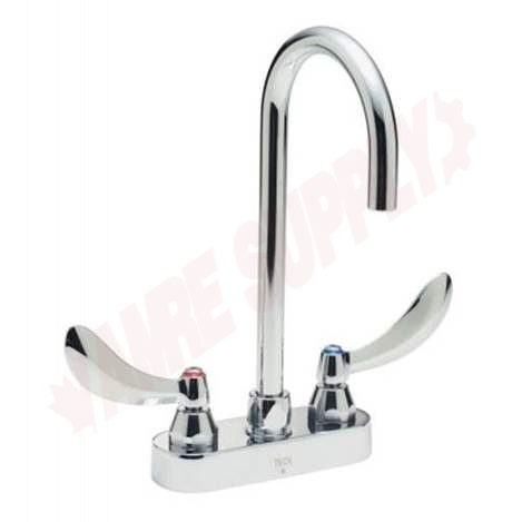 Photo 1 of 27C4874-TI : Delta Commercial Two Handle Bar Faucet, Chrome