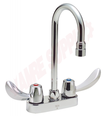 Photo 2 of 27C4874-TI : Delta Commercial Two Handle Bar Faucet, Chrome
