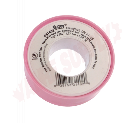 Photo 1 of 31402D : Oatey Pink Waterline Thread Seal Tape, 1/2 x 260