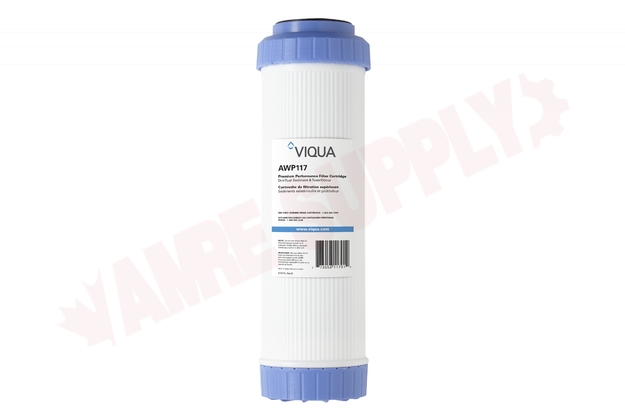 Photo 1 of AWP117 : Viqua Dual Purpose Carbon Sediment Water Filter Cartridge, 10, 5 Micron