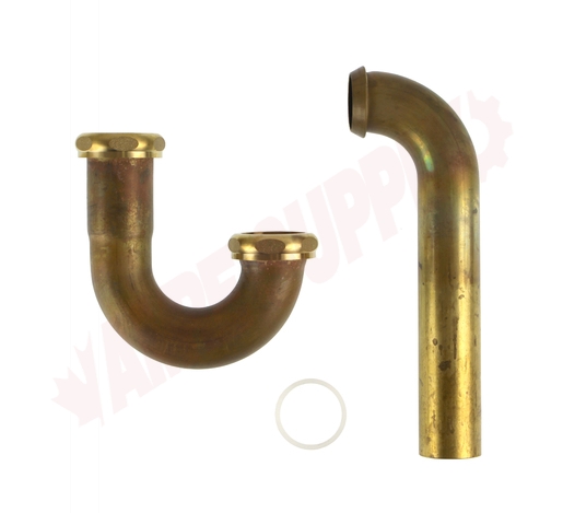 Photo 2 of 110BRBLF : OS&B 1-1/4 Vanity P Trap, 7-1/2 Wall Bend, Rough Brass