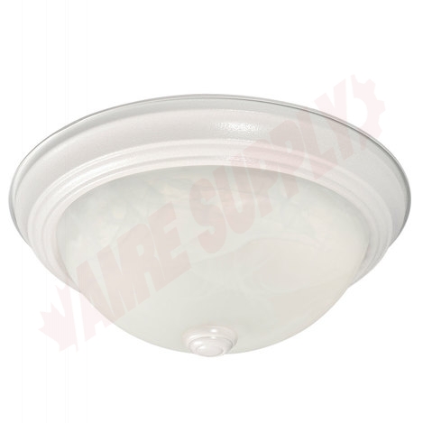 Photo 1 of L625031WH010A1 : Galaxy 11 Flush Mount, White, Marbled Glass, 12W LED Included