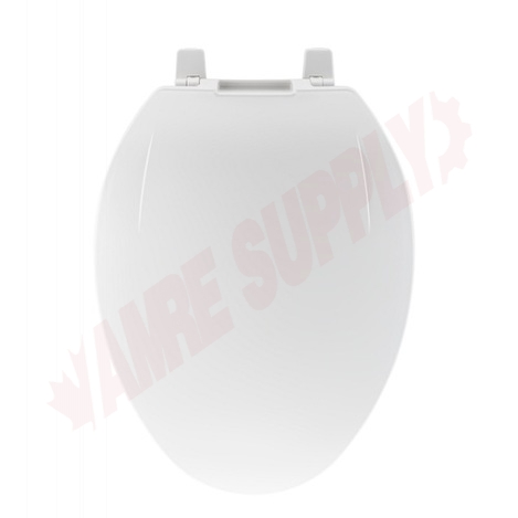 Photo 1 of PFTSE2000WH : ProFlo Toilet Seat, Elongated, Closed Front, White, with Cover