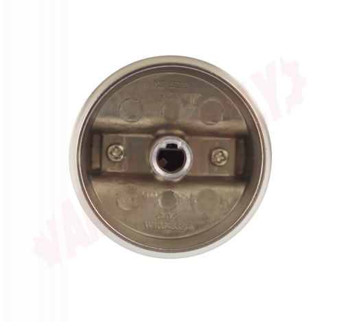 Photo 9 of W10876614 : Whirlpool W10876614 Range Burner Control Knob, Stainless