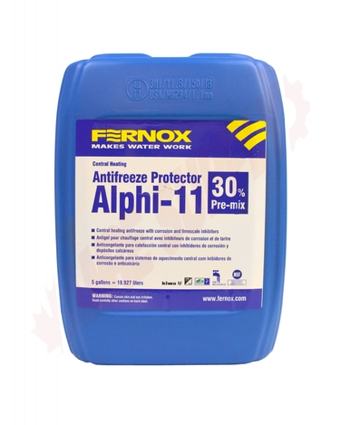 Photo 2 of ALPHI-1130 : Fernox Antifreeze Protector Alphi-11, 30% to -15°C, 5 gal.