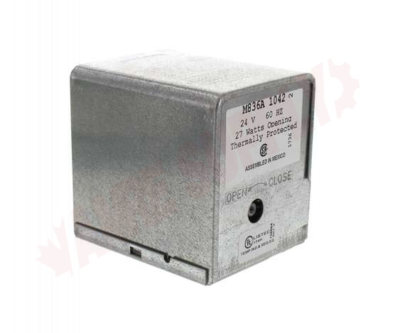 Photo 2 of M836A1042 : Honeywell Home Foot Mounted Damper Actuator, 20 in-lb, Spring Return,Two Position, 1 Auxiliary Switch, 24V for 40 and 80 Series Circuits