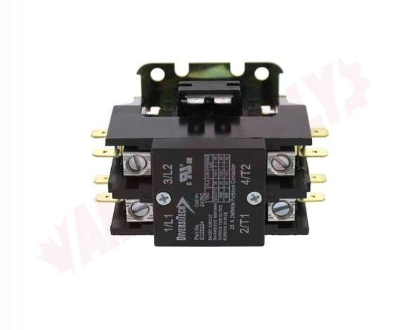 Photo 1 of DP-2P25A24 : Definite Purpose Magnetic Contactor, 2 Pole 25A 24V