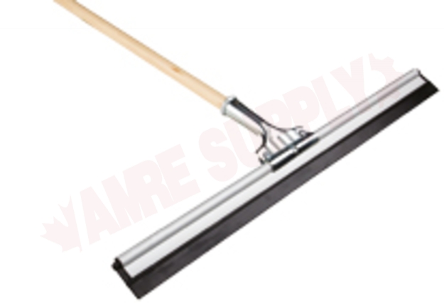 Photo 1 of TCP2324C : Topsi Aluminum Floor Squeegee 24 Straight With Neoprene Rubber Blade