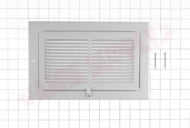 Photo 6 of RG2288 : Imperial Sidewall Grille With Filter Rack, 10 x 6, White