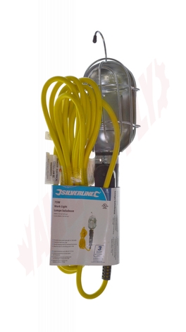 Photo 2 of 119460 : Silverline Utility Work Light, with Outlet, 75W, 16' Cord