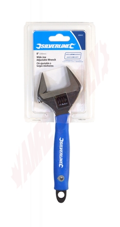 Photo 2 of 408442 : Silverline Wide Jaw Adjustable Wrench, 8
