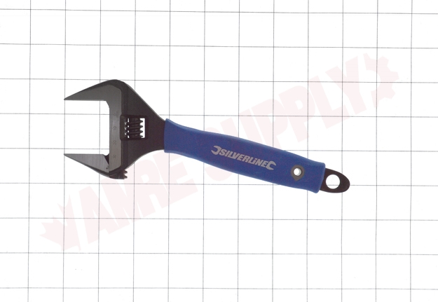Photo 6 of 408442 : Silverline Wide Jaw Adjustable Wrench, 8