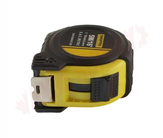 Photo 4 of T001689AST-DB : Shopro Tape Measure, 1 x 16', SAE (inches) & Metric