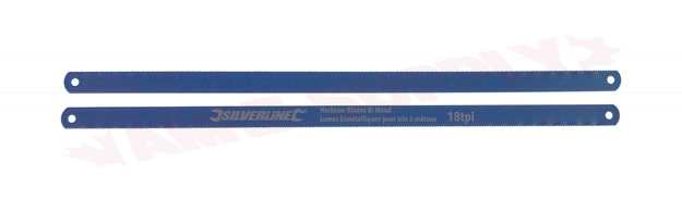 Photo 4 of 538216 : Silverline 12 Bi-Metal Hacksaw Blades, 18TPI, 2/Pack