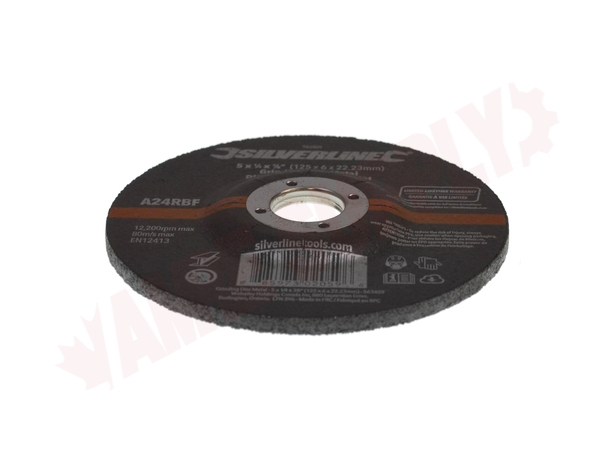 Photo 2 of 563409 : Silverline Heavy Duty Metal Grinding Disc, 5 x 1/4